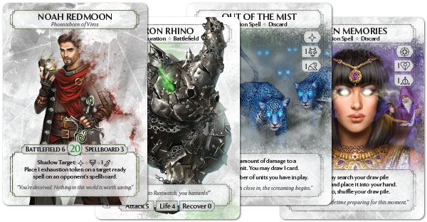 Ashes cards