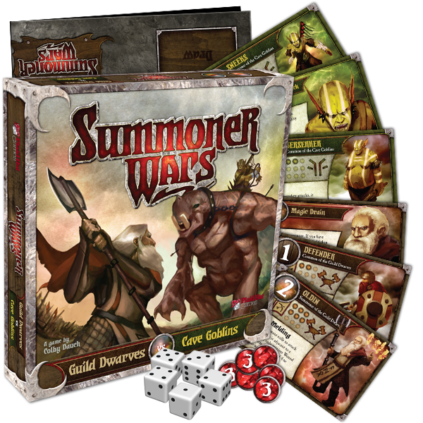 Summoner Wars Starter Set: Guild Dwarves vs. Cave Goblins