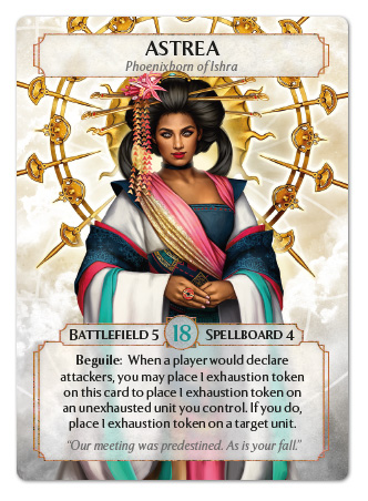 Ashes Card Game The Goddess of Ishra 