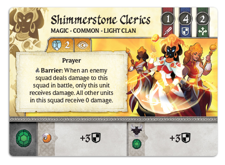 Shimmerstone Clerics